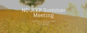 NC JCEP summer meeting flyer